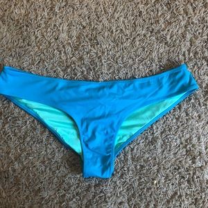 VS blue cheeky swim bottoms